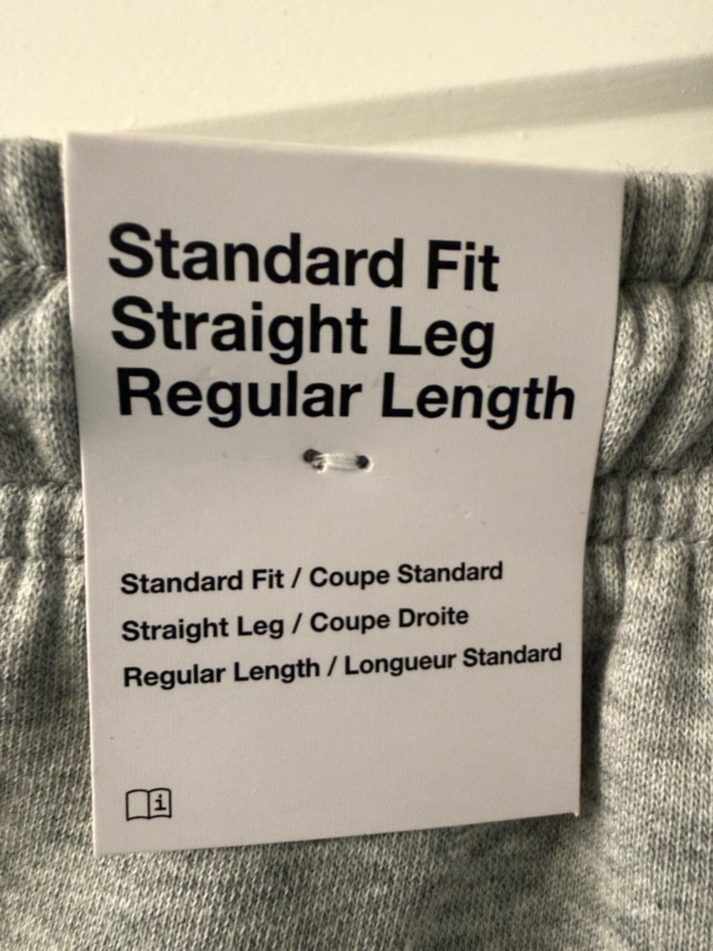 NWT Men’s Nike Gray Heather Embroidered Swoosh Sweatpants - Picture 7 of 8